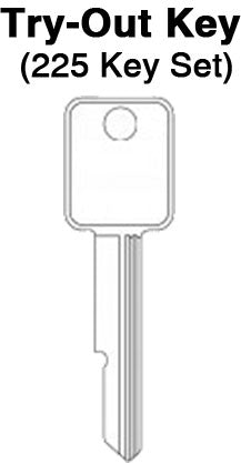 GM - 1967 + All GM Domestic Locks - Aero Lock - TO-39A (B15) 32pc. Try-Out Key Set