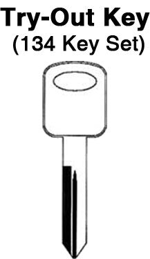 FORD - All Door Locks (Spaces 1-6) - Aero Lock TO-82 (H75) 134pc. Try-Out Key Set