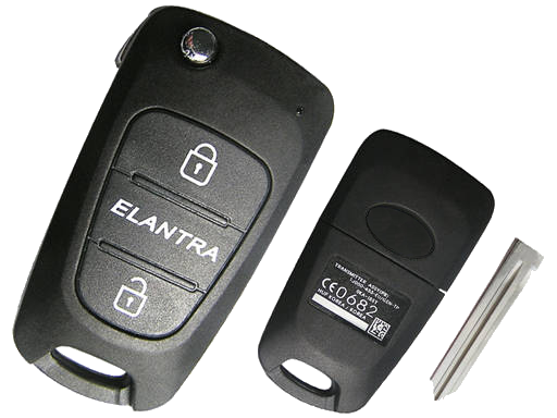 Hyundai Elantra 2-Button Remote Flip Key -by Kee-Co