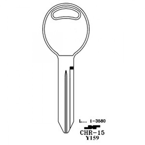 CHRYSLER - 1998 & Up All Locks - Aero Lock TO-93 (Y159