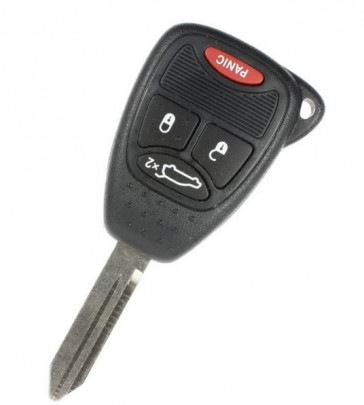 Chrysler/Jeep/Dodge 4 Button Remote Head Key (AA) (Lock, Unlock, Trunk, Panic)