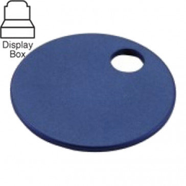 1-1/4″ Blue Aluminum Tags Display Box (100/Box) -Lucky Line