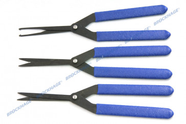 3 Piece Scissors Extractors In A Leather Case