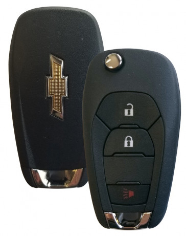Chevrolet (5933401) w/Logo 3B RKE Flip Key (433 MHZ)