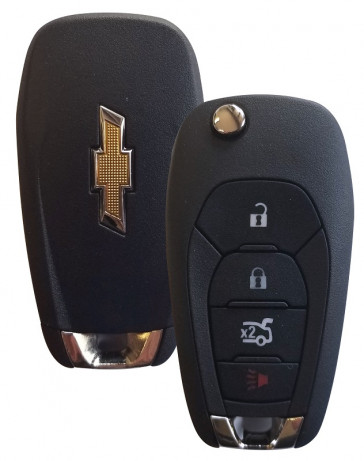 Chevrolet (5933402) w/ Logo 4B RKE Flip Key (433 MHZ)