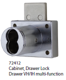 Small Format Interchangeable Core - Cabinet Drawer Lock -by CCL