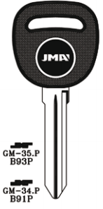 GM (B91-P, P1111) PH Key Blank 5-PACK