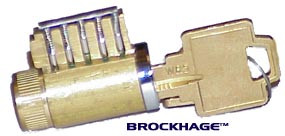 Basic Cut-Away Practice Lock (Right)w/Spool Pins