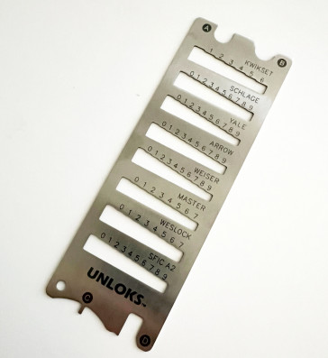 Compact 12 function key decoder and multi-tool
