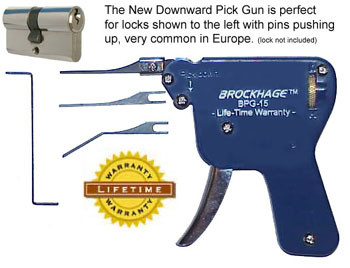 BROCKHAGE® Downward Pick Gun (perfect for European Locks)