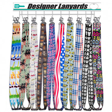 Designer Lanyards Wall Display (100/PC) -by Lucky Line