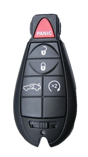 Chrysler / Dodge 5-Button Fobik Remote (FCC ID: IYZ-C01C, M3N5W783X) Philips 46 433Mhz -by Kee-Co