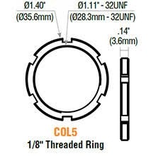 Mortise Cylinder Threaded Ring 10PK -by GMS