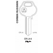 CorbinRusswin Keyblank, CorbinRusswin RU101, CR-L4-6, A1011-L4