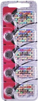 5-Pack of CR1216 3-Volt Lithium Batteries (Exp 02/20) -by Maxell