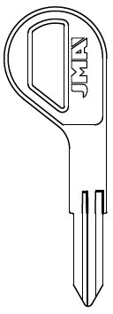 Nissan Key Blank (DA30-NP, DAT-14, X198)