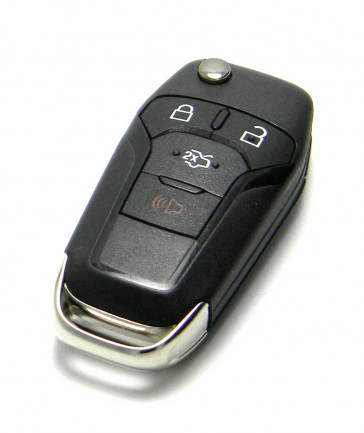 Ford (FORD-23) 4 Button Remote Flip Key (Lock, Unlock, Trunk, Panic) 315MHz