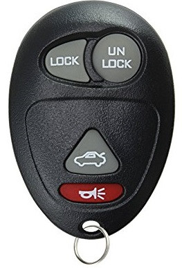 Buick (GM-R02) 4 Button Remote (Lock, Unlock, Trunk, Panic) 315MHz