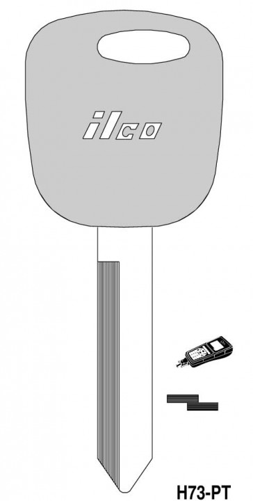 Ford / Mercury Transponder Key (H73PT) ILCO