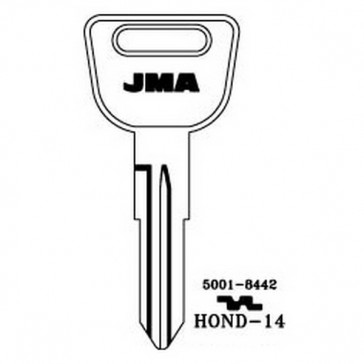 Honda Key Blank (HD98-NP, HOND-14)