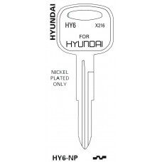 Hyundai Key Blank (HY6-NP, HY-4, X216) 10-PACK
