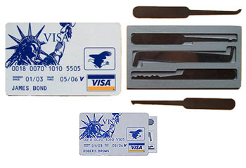 Credit Card Lock Pick Set