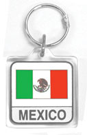 Mexico Acrylic Flag (Large) - (12p/c Multi-Card)