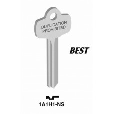 Best 'H' Key Blank (NS) (Jet)
