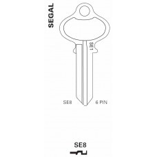 Segal (SE8-BR) Key Blank