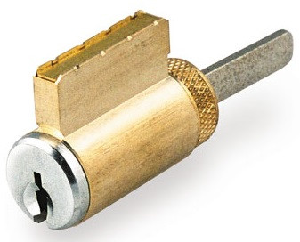 GMS Ruswin "D1" Keyway 6 Pin Knob Cylinder (K001RD126DA26) Chrome