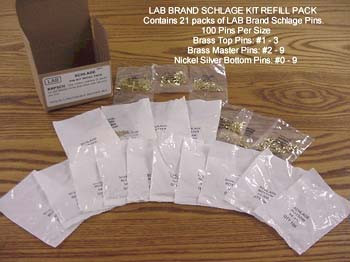 Complete Pin Refill Kit for Schlage