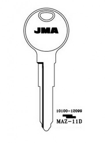 MAZDA (MZ31-NP, X249, MAZ-11D) Key Blank 10-PACK
