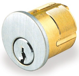 GMS 1" Mortise Kwikset Keyway Cylinder (M100-KW-26D-AR-A2) Chrome
