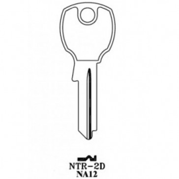 National Cabinet / Rockford (NA12, 1069LB, NTR-2D) BR Key Blank