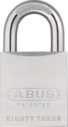 ABUS Rekeyable Chrome-Plated Brass Padlock 83/50-200 S2