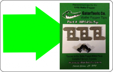 TIPS-WP045 - Gator Wafer Popper Replacement Tips (Set of 3)