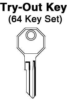 GM - 1935 + All Locks - TO-120 (B10) 64pc. Try-Out Key Set