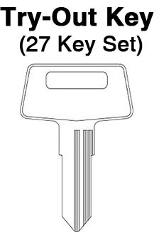 KAWASAKI - X254 Key - TO-14 (X254) 27pc. Try-Out Key Set