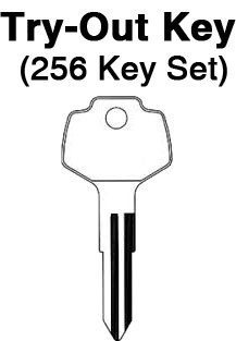 NISSAN/SUBARU- All Locks - TO-41A (DA25) 256pc. Try-Out Key Set