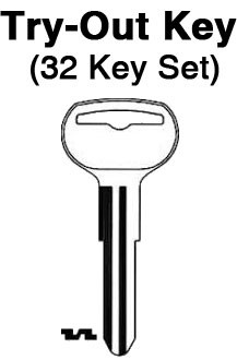 TOYOTA - All Locks - TO-7 (TR26) 32pc. Try-Out Key Set