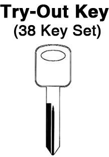 FORD - Glove Box Locks - Aero Lock TO-86 (H75) 38pc. Try-Out Key Set