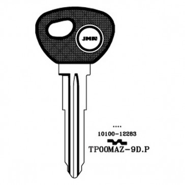 Transponder Key Shell (TP00MAZ-9D-P)