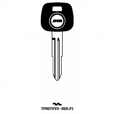 Transponder Key Shell (TP00TOYO-20D-P1)