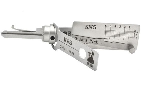 Original Lishi Kwikset (KW5) 6 Pin 2-in-1 Tool - by Original Lishi