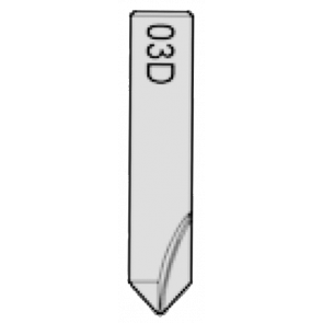 03D Dimple Cutter for Silca Futura 
