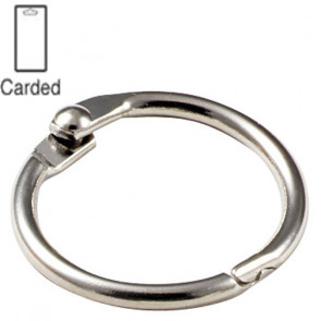 1" Metal Binder Ring (2/Card) -by Lucky Line