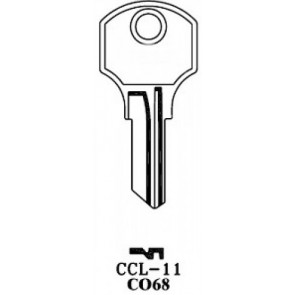CCL Key Blank CO68 (Brass)