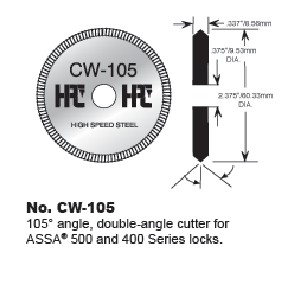 ASSA 105 Degree Double-Sided Cutter