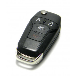 Ford (FORD-23) 4 Button Remote Flip Key (Lock, Unlock, Trunk, Panic) 315MHz