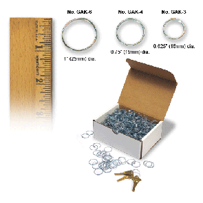Give-Away Rings 1" (1000 per box)
